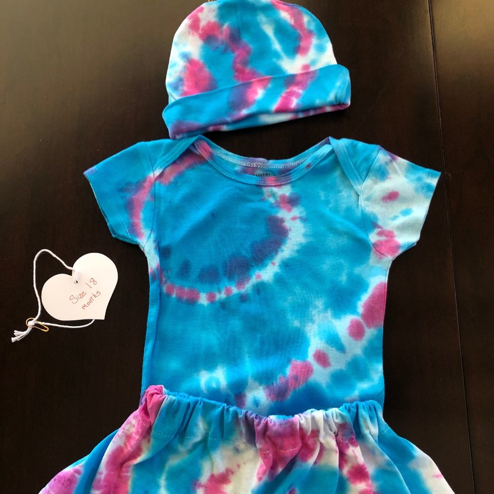 Infant tie dye set - 18 months